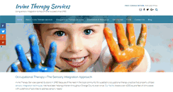 Desktop Screenshot of irvinetherapyservices.com