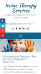 Mobile Screenshot of irvinetherapyservices.com